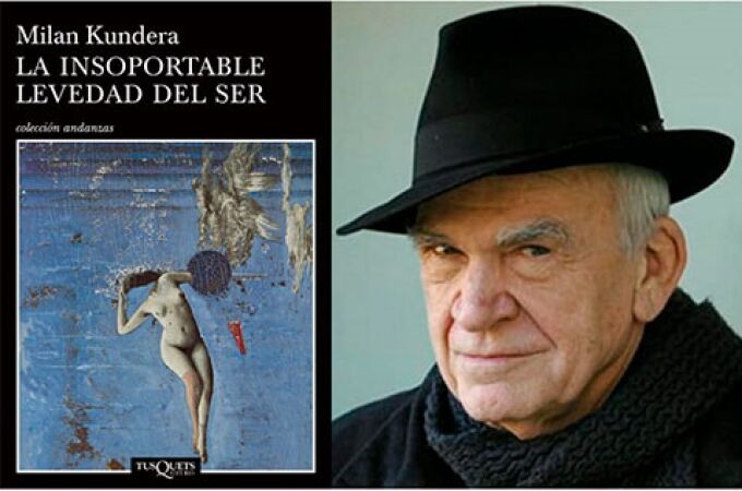 Portada de una de las novelas más famosas de Milan Kundera