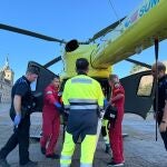 En estado muy grave un hombre tras ser atropellado por un coche en el centro de San Lorenzo del Escorial