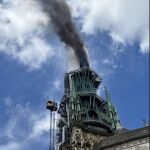 Incendiada la aguja de la catedral de Ruan (Francia), una de las más emblemáticas de Francia
