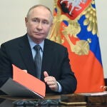 Russian President Vladimir Putin chairs the Security Council