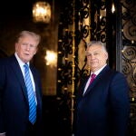 Hungarian Prime Minister Viktor Orban meets Donald Trump in Mar-a-Lago