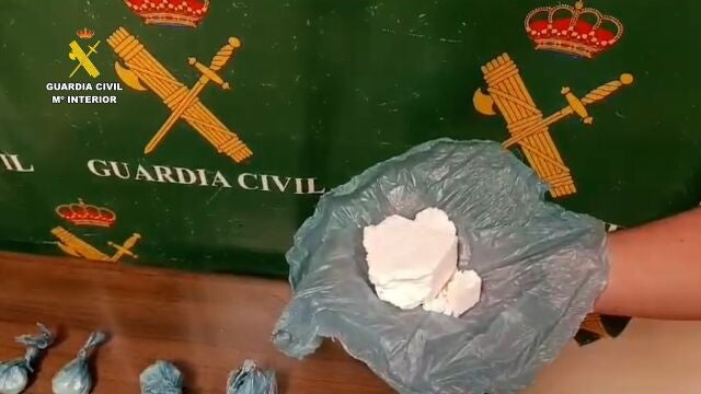 Cocaína intervenida en Montilla por la Guardia Civil