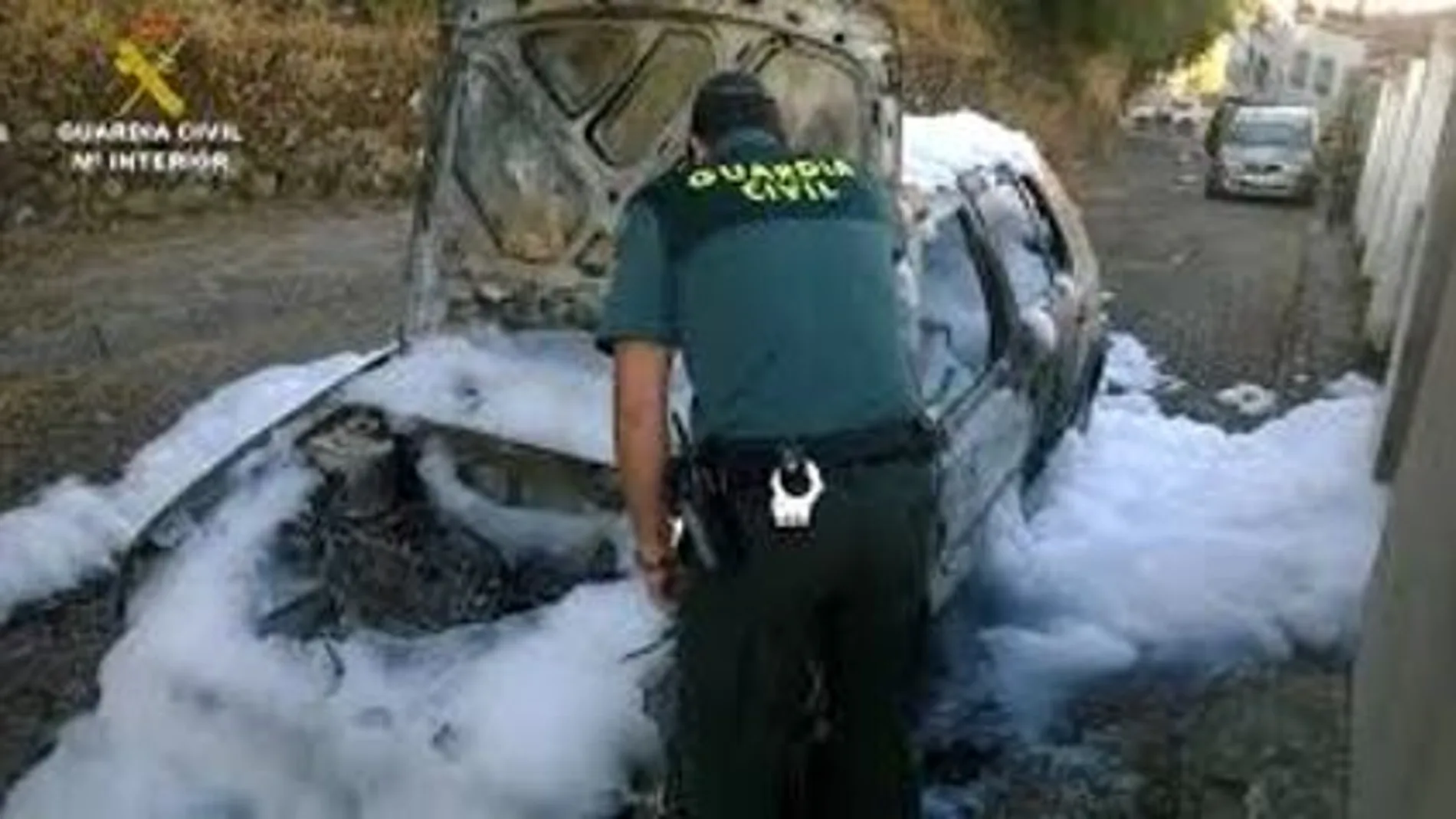 Coches quemados en Mojados