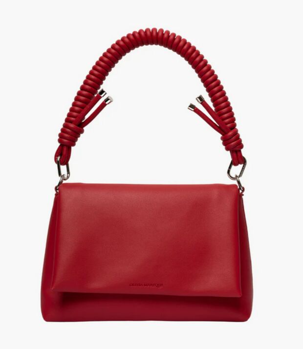 Bolso rojo.