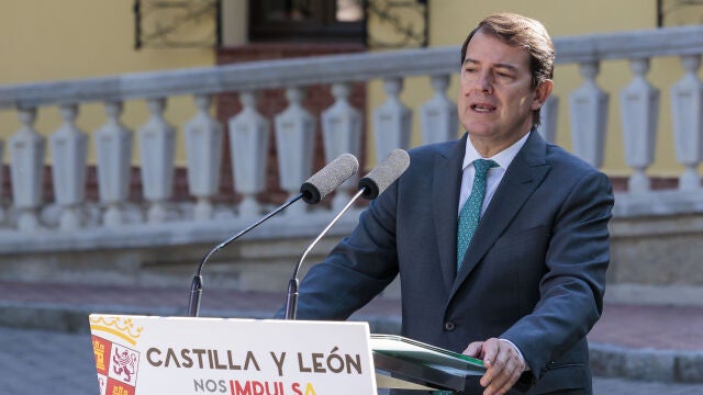 El presidente de Castilla y León, Alfonso Fernández Mañueco