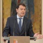 El presidente de Castilla y León, Alfonso Fernández Mañueco, analiza la situación política