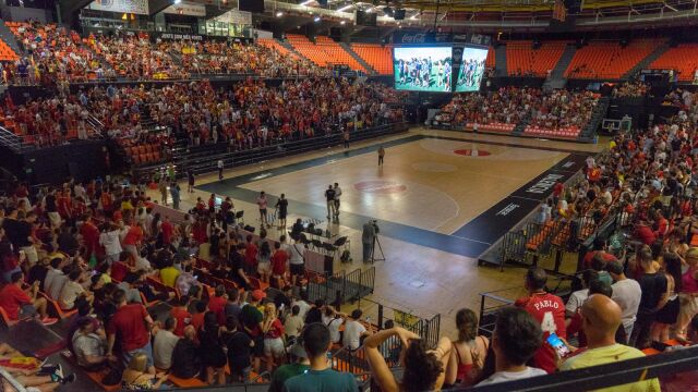 Imagen de la Fonteta en la semifinal
