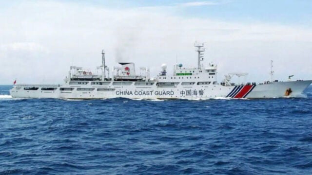 El barco chino CCG-5901 es tres veces más grande que los principales buques patrulleros de la Guardia Costera de EE UU