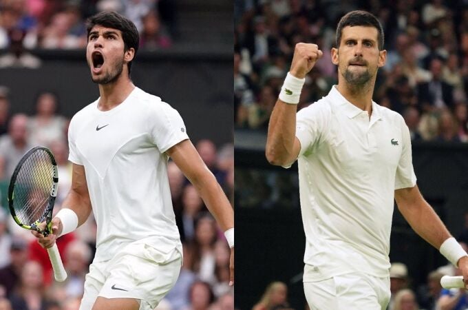 Tenis/Wimbledon.- (Previa) Alcaraz y Djokovic, otra final de Wimbledon para la historia