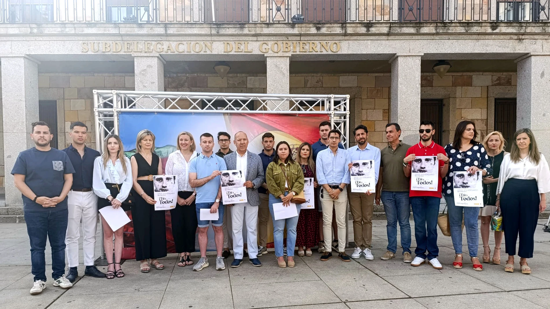 NNGG del PP de Zamora se suma a la conmemoración del vigésimo séptimo aniversario del asesinato del edil Miguel Ángel Blanco