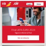 Iberia ofrecerá wifi gratuito en sus vuelos para seguir el partido a través de los dispositivos móviles