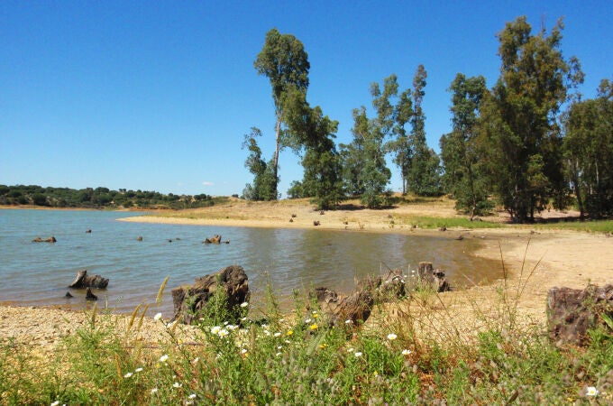 Pantano del Corumbel, en Huelva