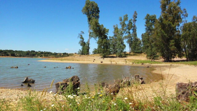 Pantano del Corumbel, en Huelva