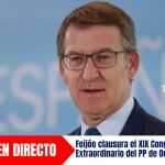 Feijóo clausura el XIX Congreso Provincial Extraordinario del PP de Ourense