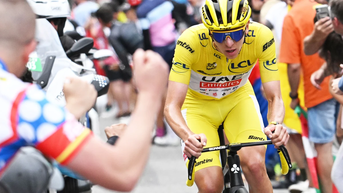 Tour de Francia: Pogacar derrota a un espléndido Vingegaard
