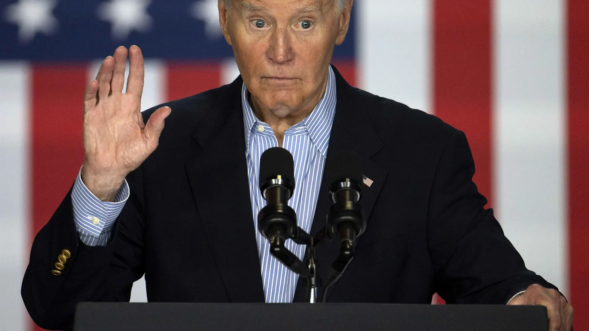 AMP2.-EEUU.- Biden "reza" por Trump tras el ataque en Pensilvania y asegura que "no hay lugar para la violencia" en EEUU