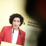La secretaria general de ERC con funciones de presidenta, Marta Rovira