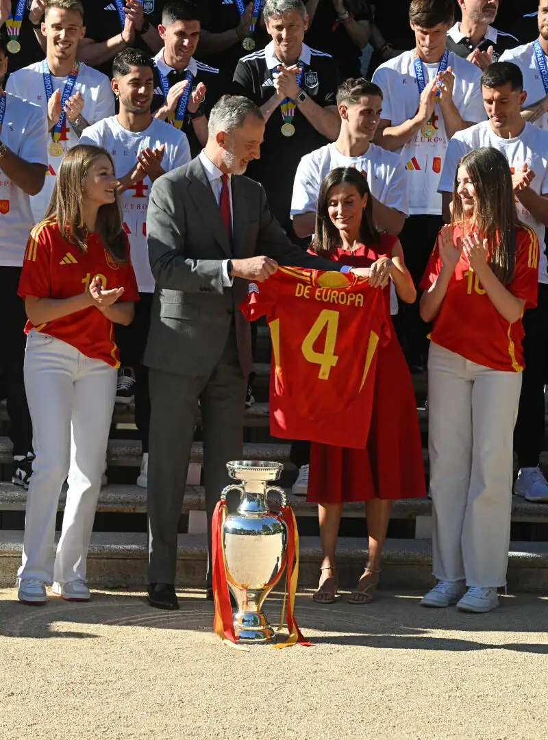 La Familia Real recibe a la Selección Española tras su victoria en la Eurocopa 2024