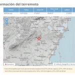 Un terremoto de magnitud 2,9 hace temblar a los vecinos de Murcia