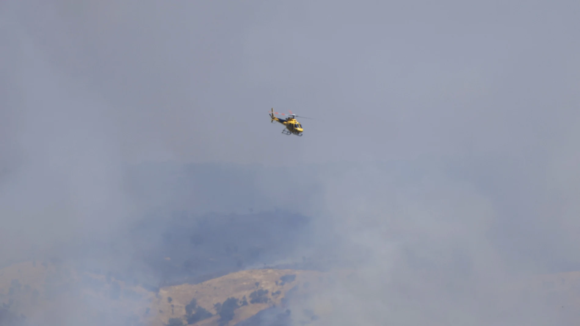 Labores de extinción en Cerro Muriano (Córdoba)