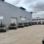 La nueva remesa de carros de combate "Leopard" reparados en las instalaciones de Santa Bárbara