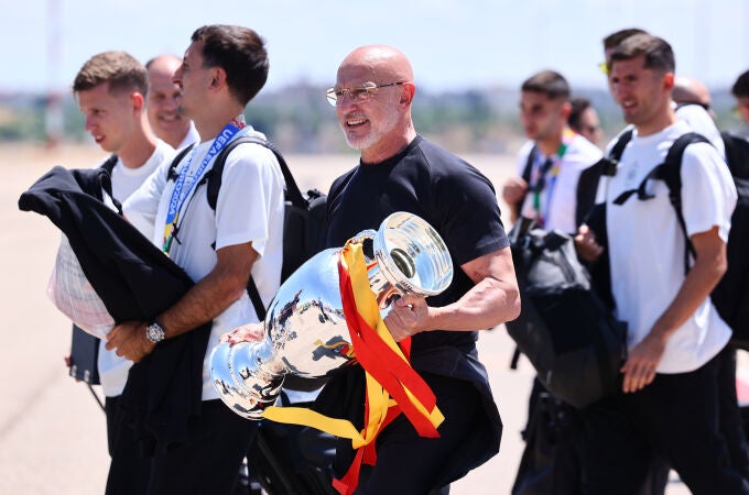 Reception of Spain Team in Madrid as Euro 2024 Champions