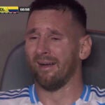 Las desconsoladas lágrimas de Leo Messi tras lesionarse en la Copa América