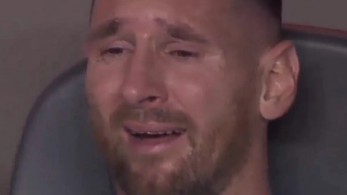 Las desconsoladas lágrimas de Leo Messi tras lesionarse en la Copa América