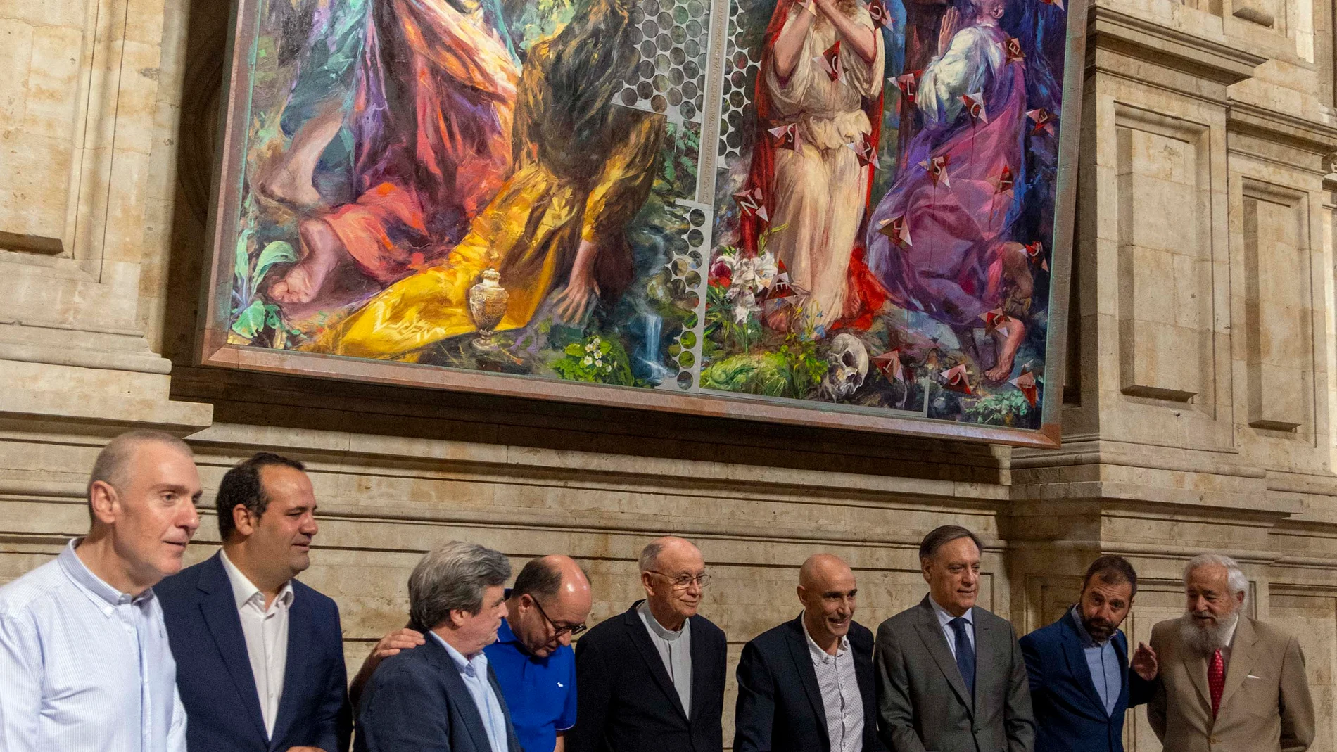 Florencio Maíllo viste el trasaltar de la Catedral de Salamanca