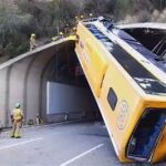 El conductor del accidente de autobús en Pineda (Barcelona) con 35 heridos podría haberse dormido