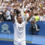 Presentación de Kylian Mbappé en el Santiago Bernabeu 