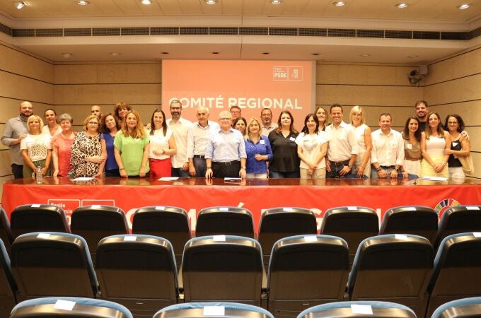 Presentación de la renovación de la Comisión Ejecutiva Regional del PSOE