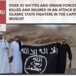 Los tres terroristas del Estado Islámico