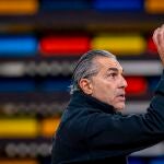 Sergio Scariolo, en el último entrenamiento de la selección