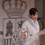 La ministra de Vivienda y Agenda Urbana, Isabel Rodríguez, hoy en Valencia