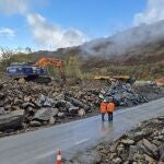 Obras en el Huerna. 