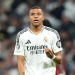 Mbappé durante un partido del Real Madrid