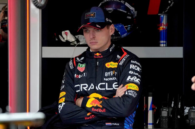  Max Verstappen durante la primera jornada de pruebas del GP de Las Vegas.