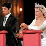 SE-01 Los novios Eugenia Martinez de Irujo y Francisco Rivera, durante un monento de la ceremonia religiosa celebrada esta mañana en la catedral de Sevilla. Efe/Julio Muñoz