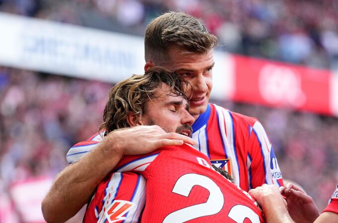 Sorloth y Griezmann en el Atlético de Madrid