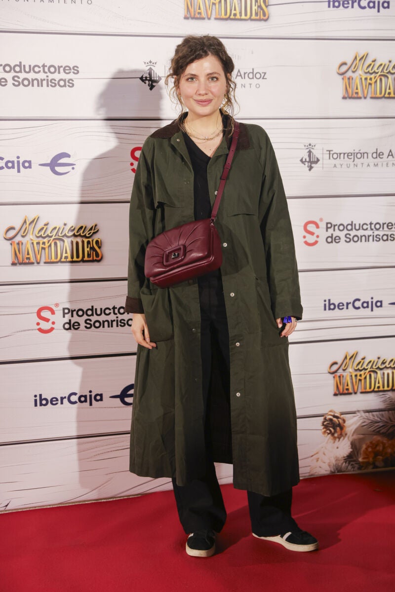 Miriam Giovanelli en el photocall de unas Mágicas Navidades.