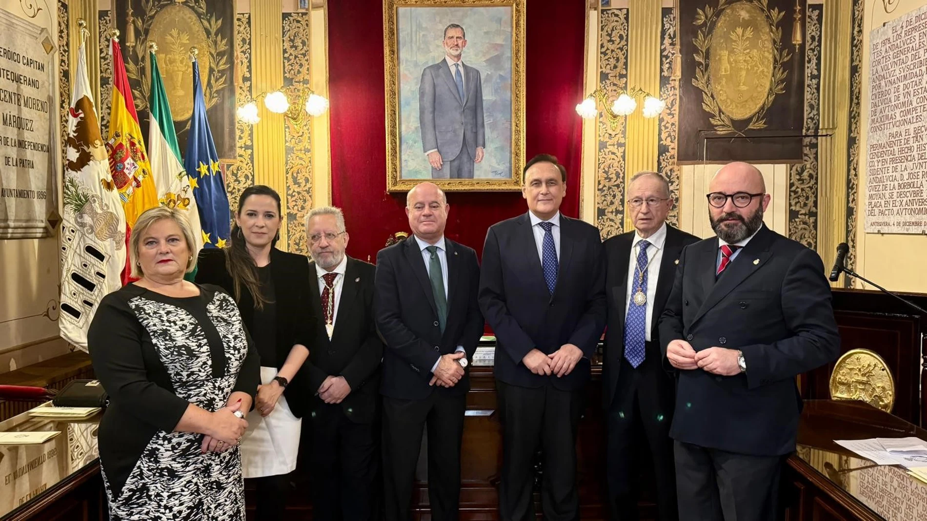 El consejero de Universidad, Investigación e Innovación, José Carlos Gómez Villamandos, durante la clausura el acto de apertura del curso 2024-2025 del Instituto de Academias de Andalucía