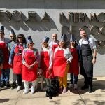 Alumnos en la Escuela Internacional de Cocina