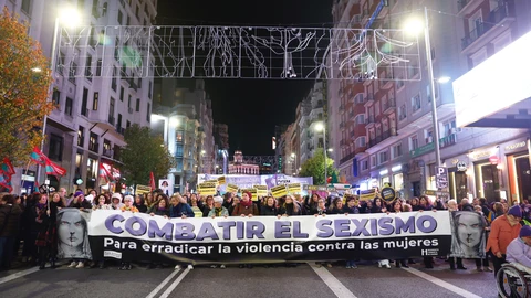 Manifestación contra la violencia a las mujeres. © Jesús G. Feria.
