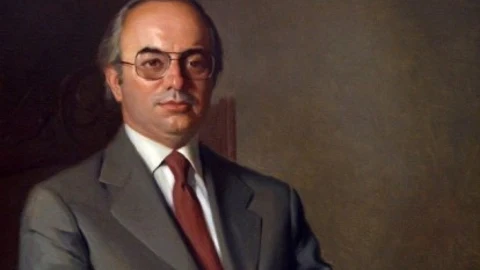 Retrato de Félix Manuel Pérez Miyares, Ministro de Trabajo, por Enrique Segura Iglesias