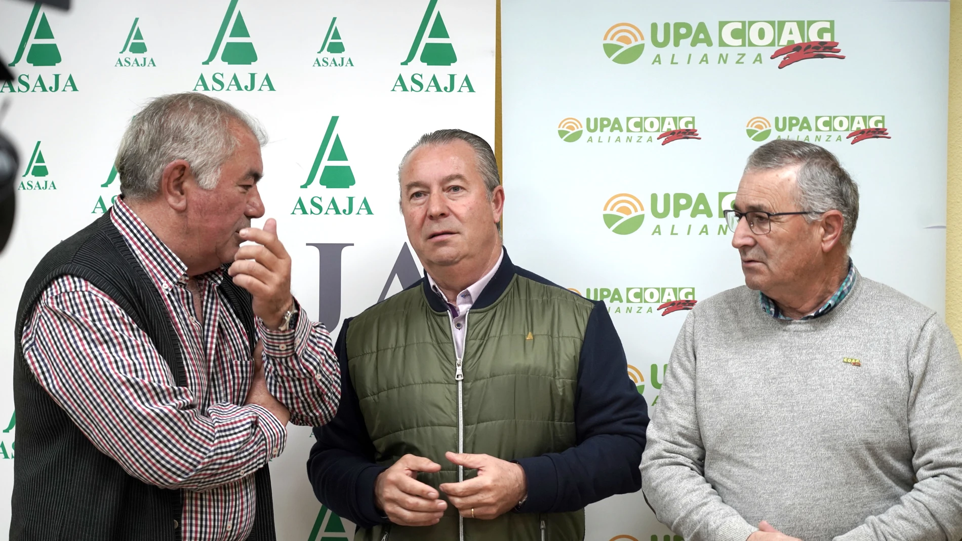 Donaciano Dujo, Lorenzo Rivera y Aurelio González