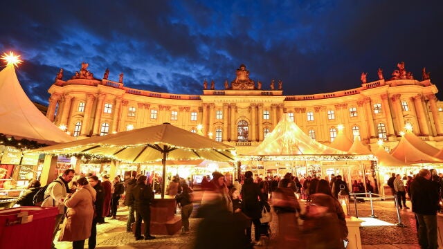 Apertura de una mercado navideño en Berlín