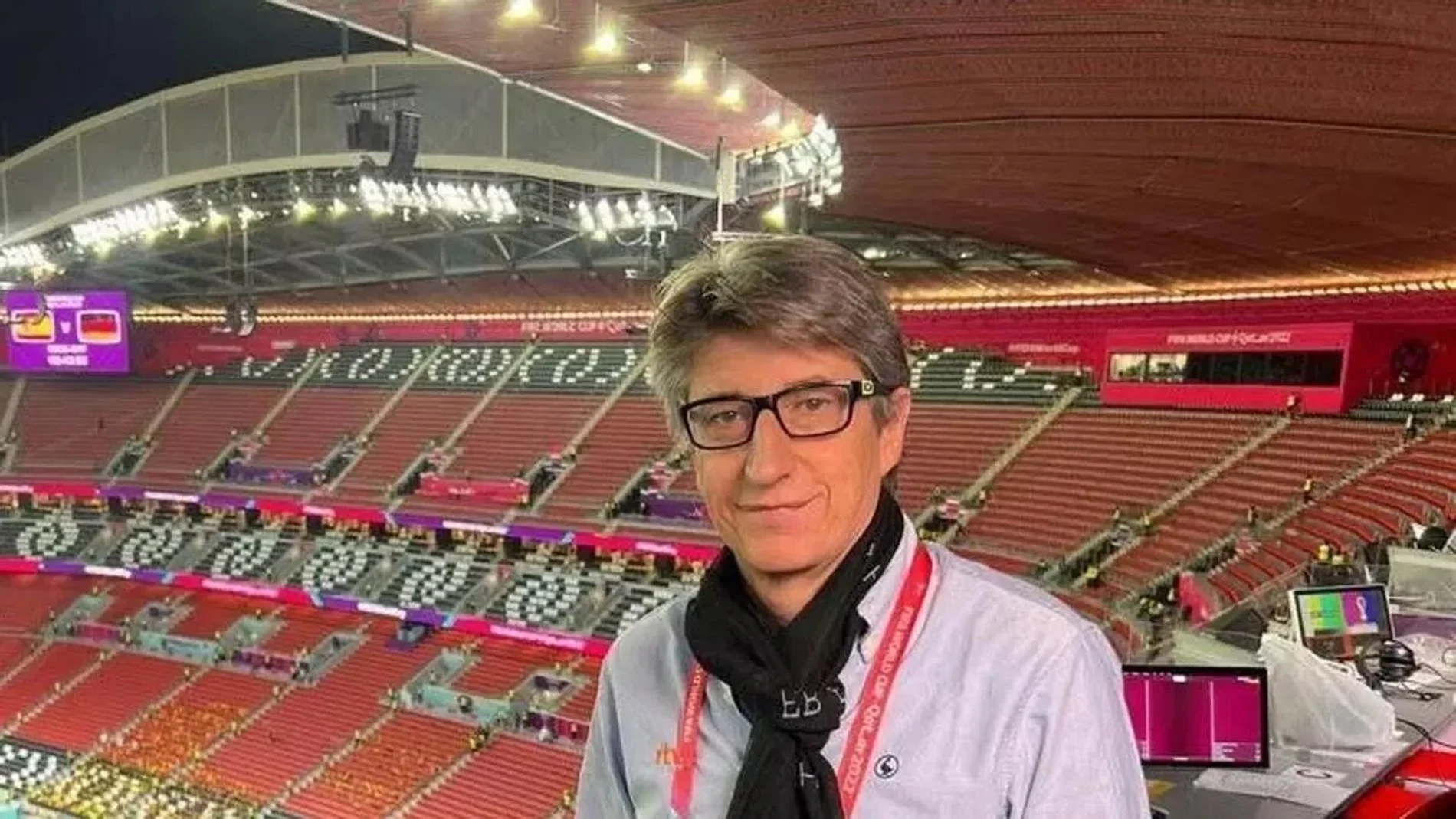Juan Carlos Rivero en el Mundial de Qatar