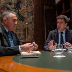 Carlos Mazón se reúne con el vicepresidente segundo y conseller para la Recuperación Económica y Social de la Comunitat Valenciana, Francisco José Gan Pampols