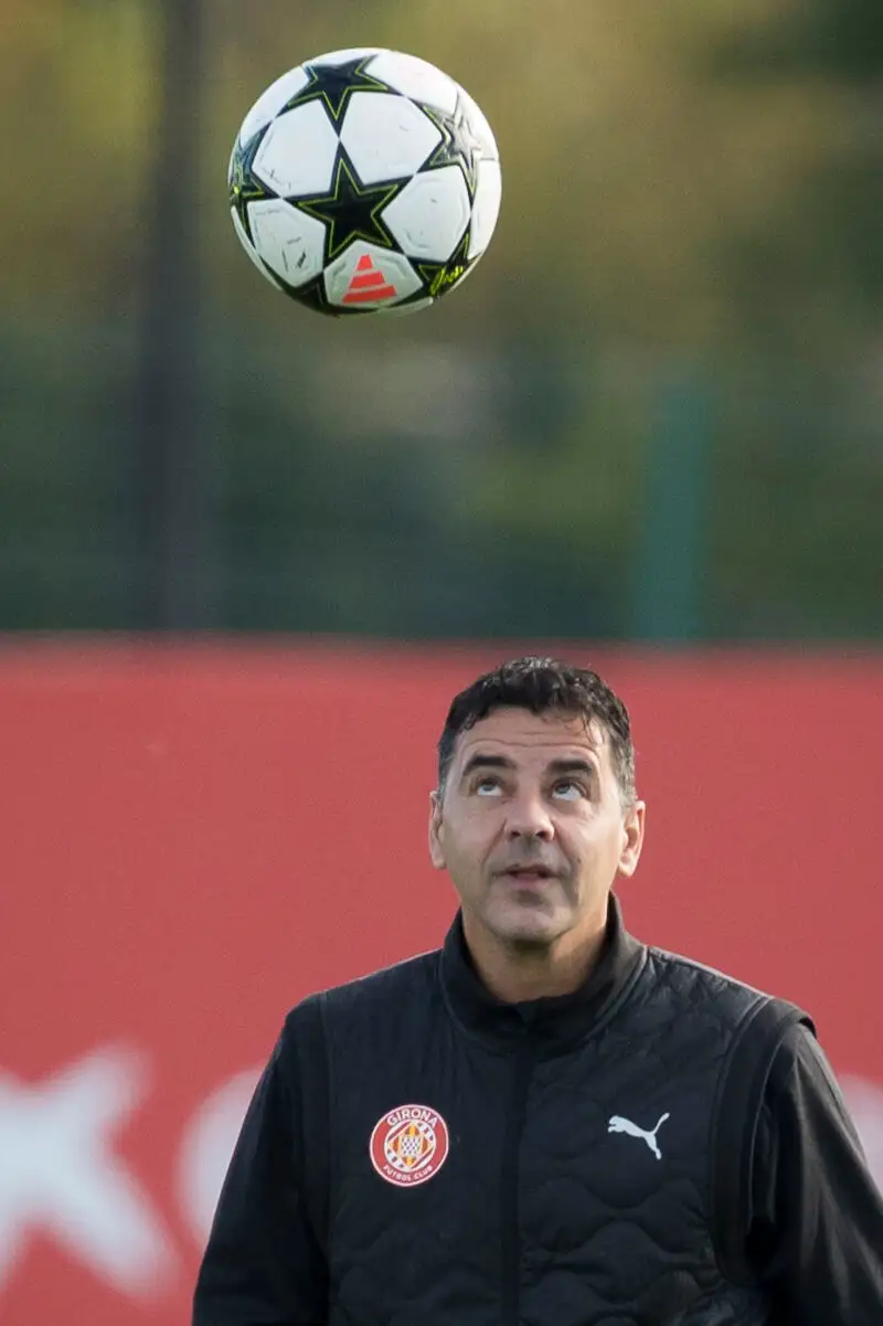 Entrenamiento del Girona FC